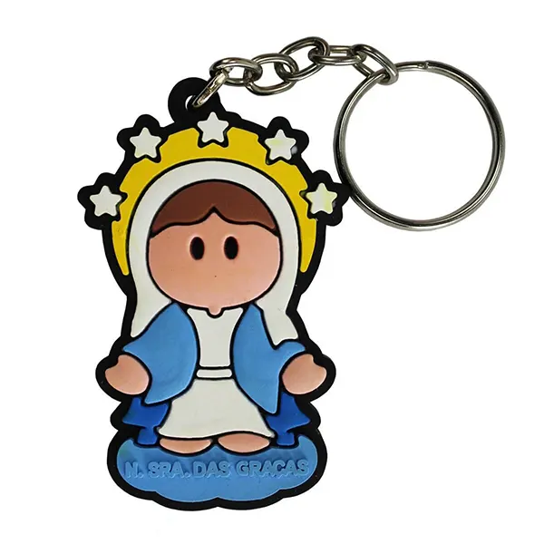 Chaveiro Infantil Emborrachado Nossa Senhora das Graças - 7097