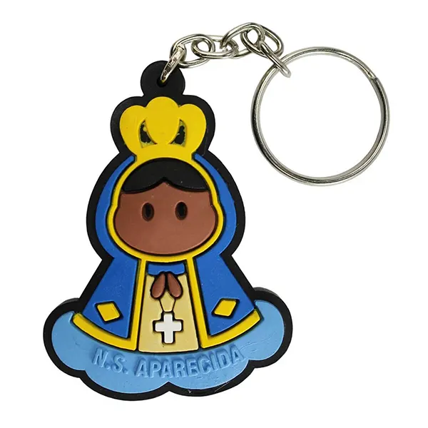 Chaveiro Infantil Emborrachado Nossa Senhora Aparecida - 7646