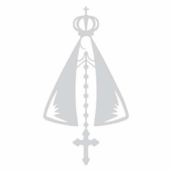 Adesivo Plotter Manto Nossa Senhora Aparecida Branco 15cm - 8064