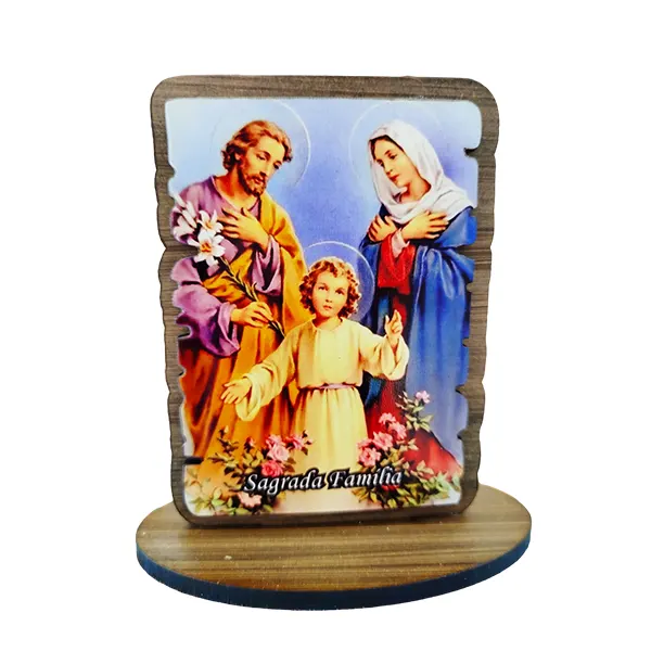 Adorno de Mesa 14x11cm Sagrada Família - 10154