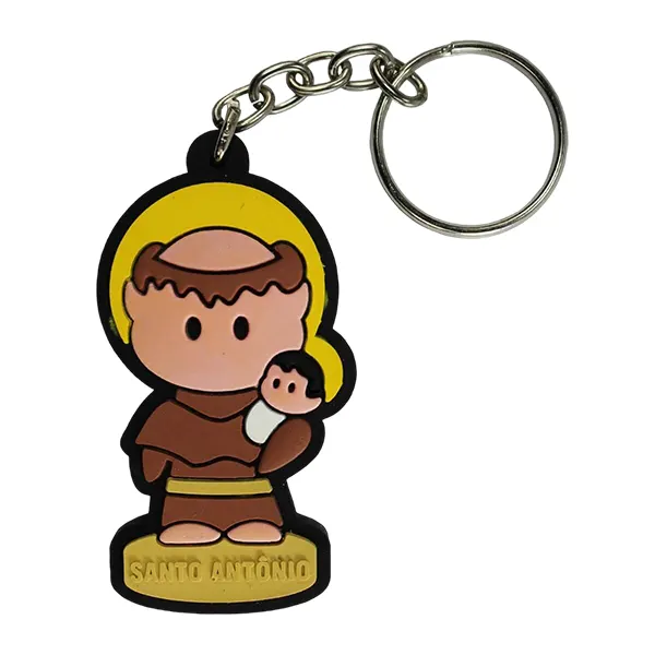 Chaveiro Infantil Emborrachado Santo Antônio - 7631