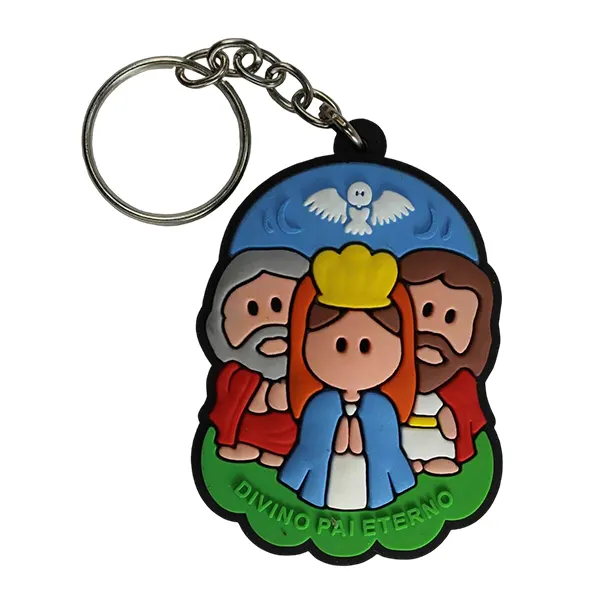 Chaveiro Infantil Emborrachado Divino Pai Eterno - 7632