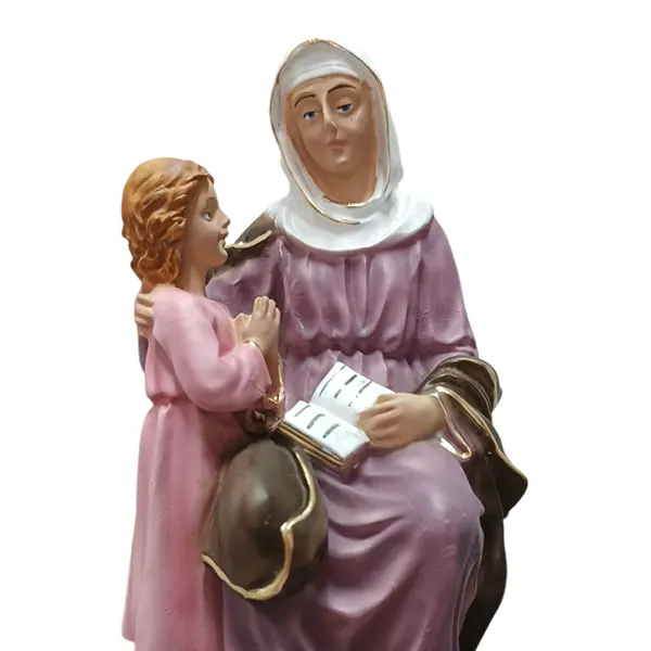 Imagem Resina Santa Ana Sentada 20cm